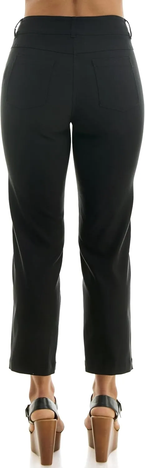 Nanette Nanette Lepore Women's Fly Front Boot Cut Freedom Stretch Pant with Functional Deep Stitch Pockets   Belt Loops