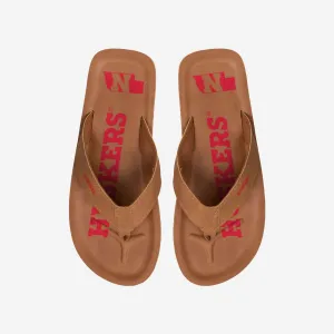 Nebraska Cornhuskers Color Pop Contour Flip Flop
