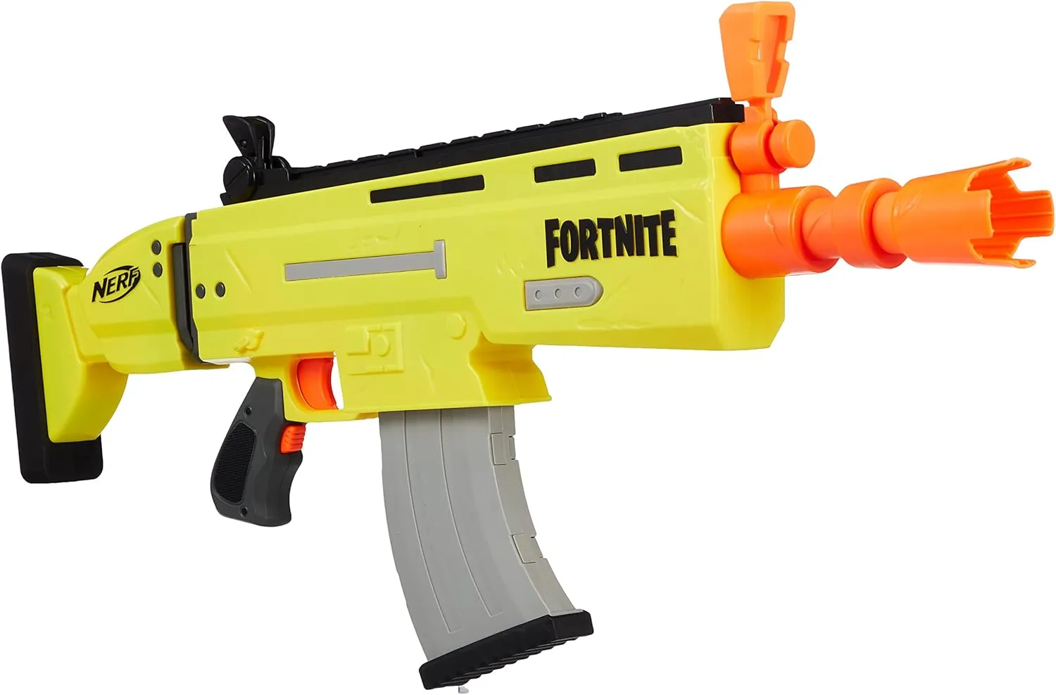 Nerf Fortnite AR-L Elite Dart Blaster - Motorized Toy Blaster, 20 Official Fortnite Elite Darts, Flip Up Sights - for Youth, Teens, Adults