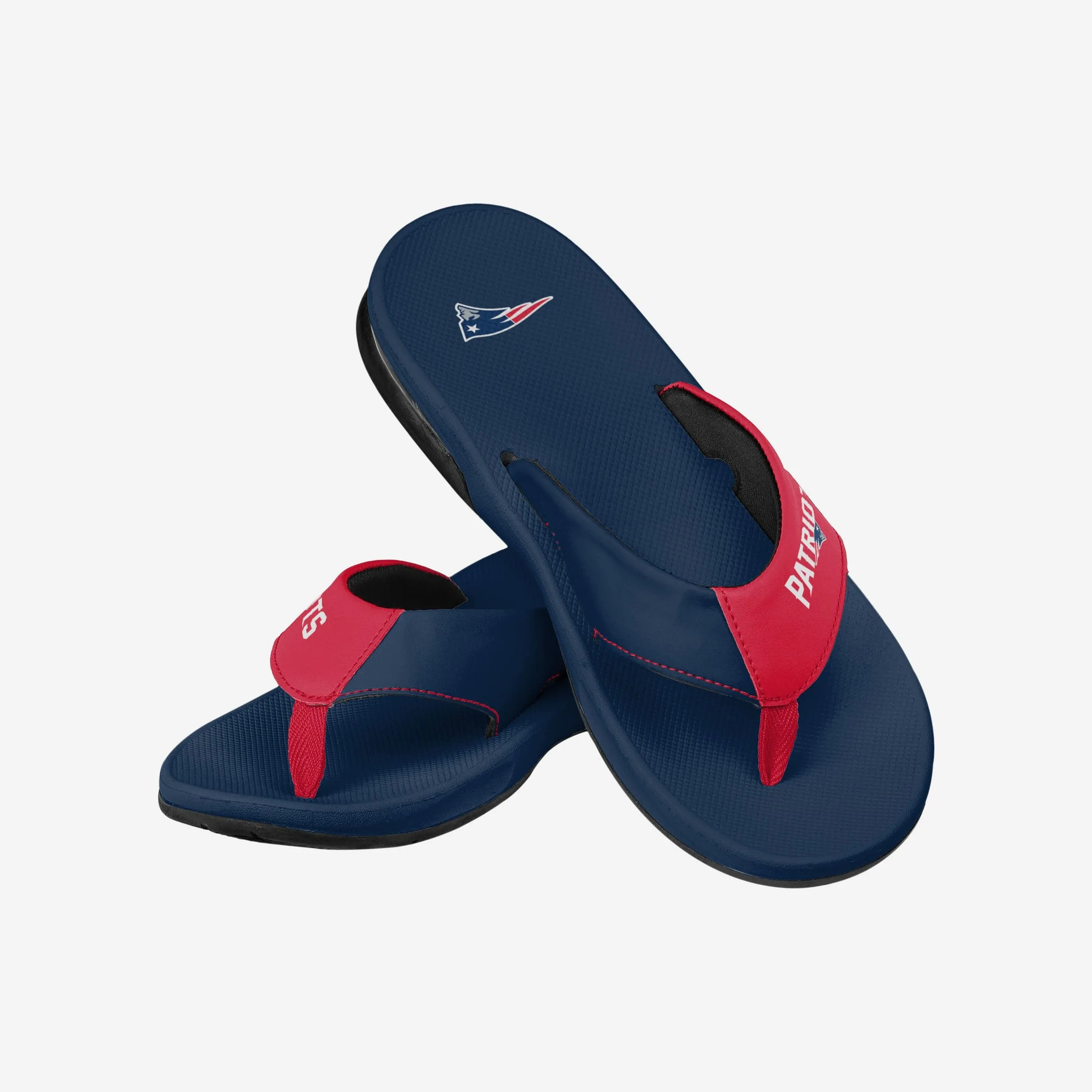 New England Patriots Team Color Contour Flip Flop
