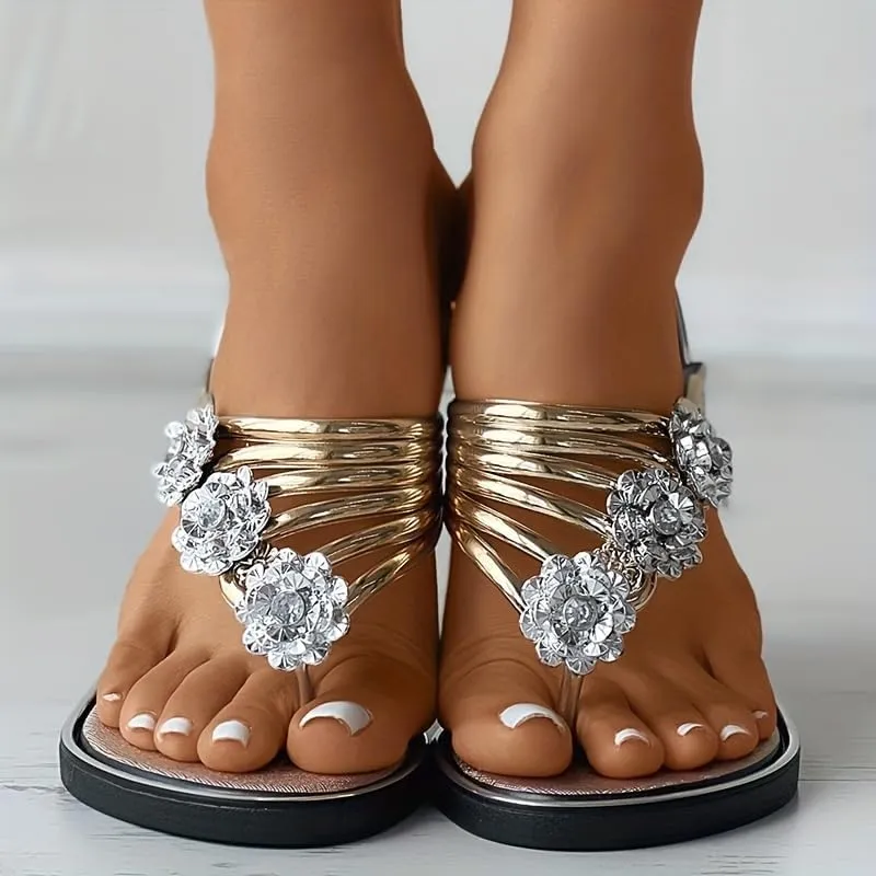 New Women's Summer Flat Slippers Light Flip-flops Casual Outerwear Sandals Shoes