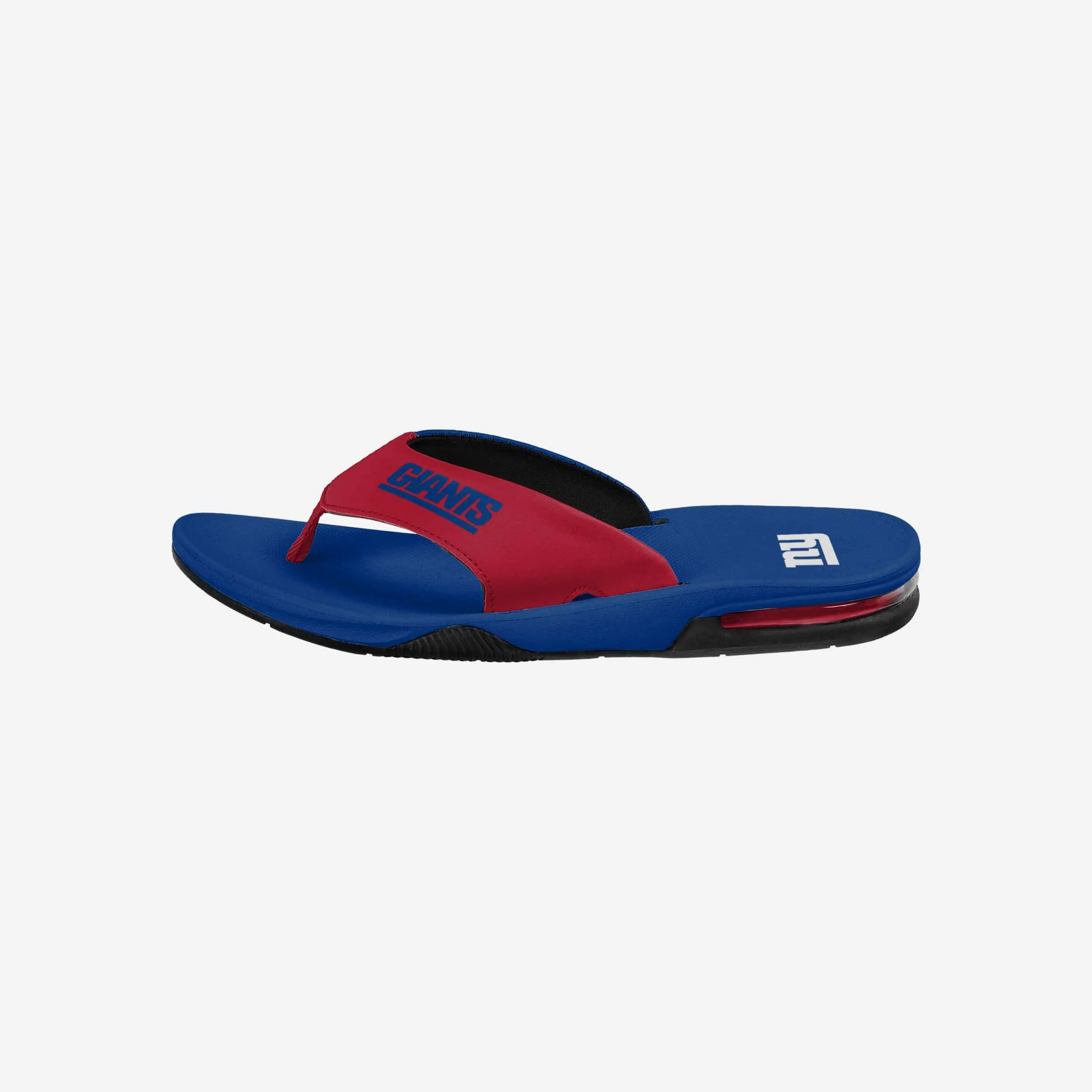 New York Giants Team Color Contour Flip Flop