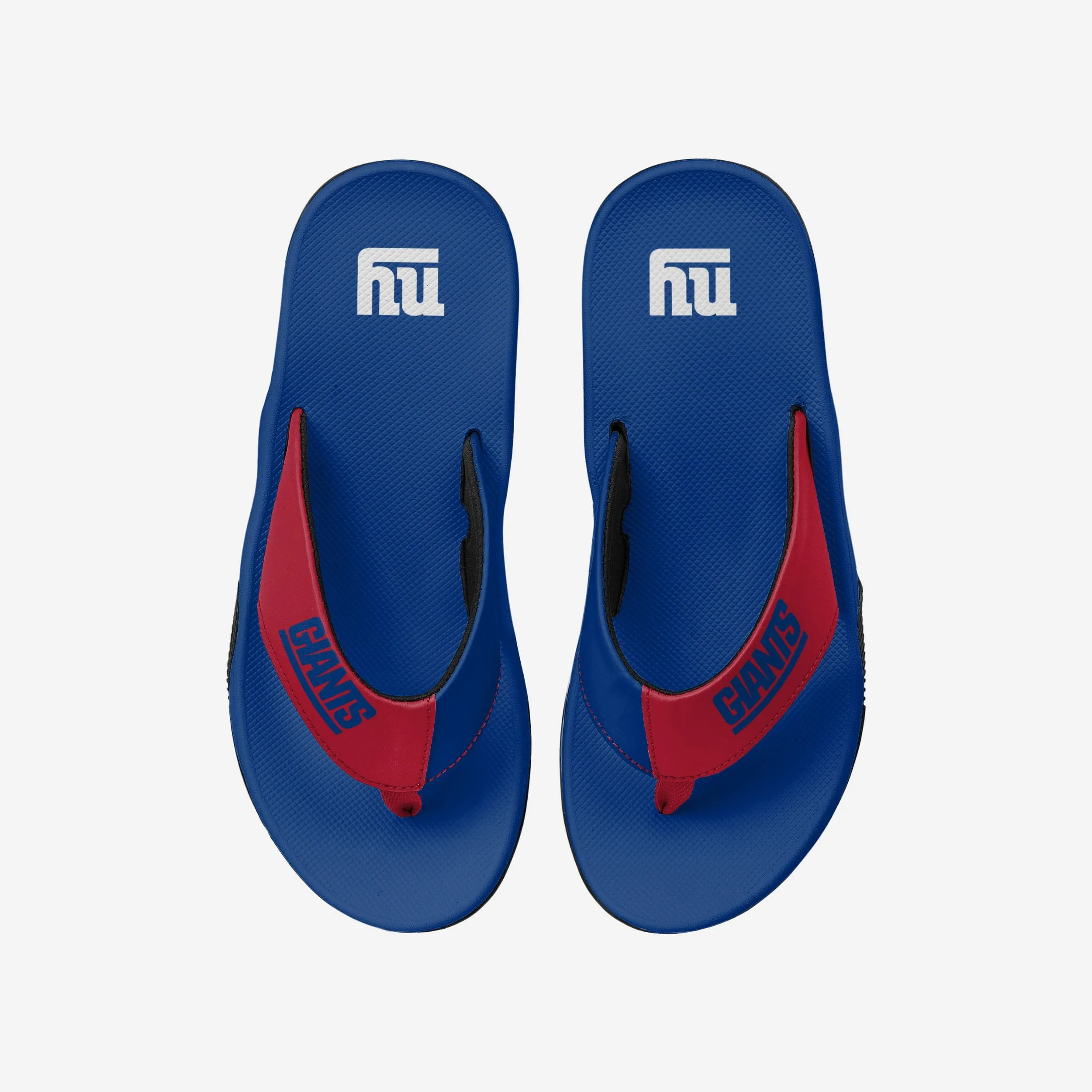 New York Giants Team Color Contour Flip Flop