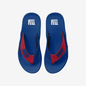 New York Giants Team Color Contour Flip Flop