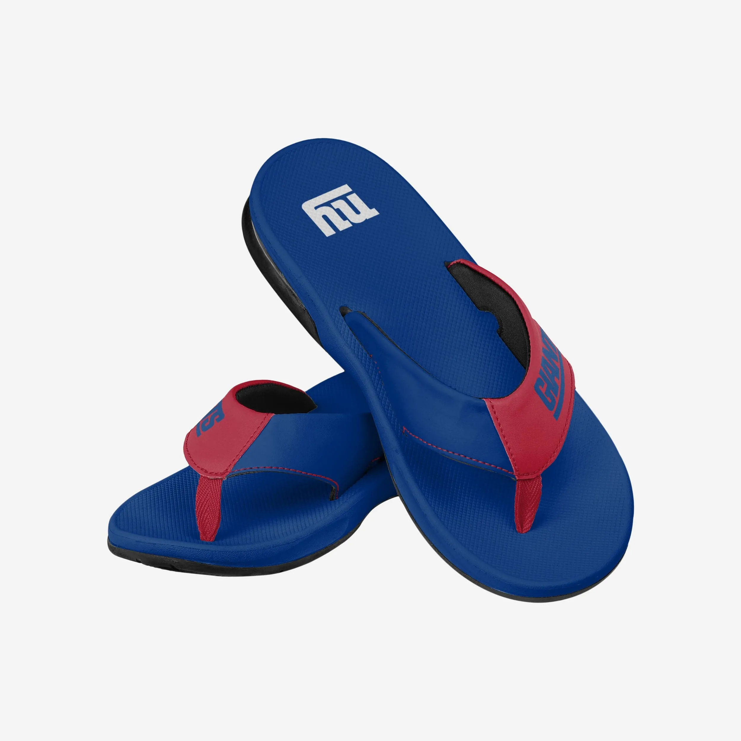 New York Giants Team Color Contour Flip Flop