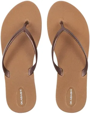 OKABASHI Women's Shoreline Flip Flop | Sculpted Footbeed for All-Day Comfort | Slip-Resistant & Waterproof | Sustainably Made in the USA
