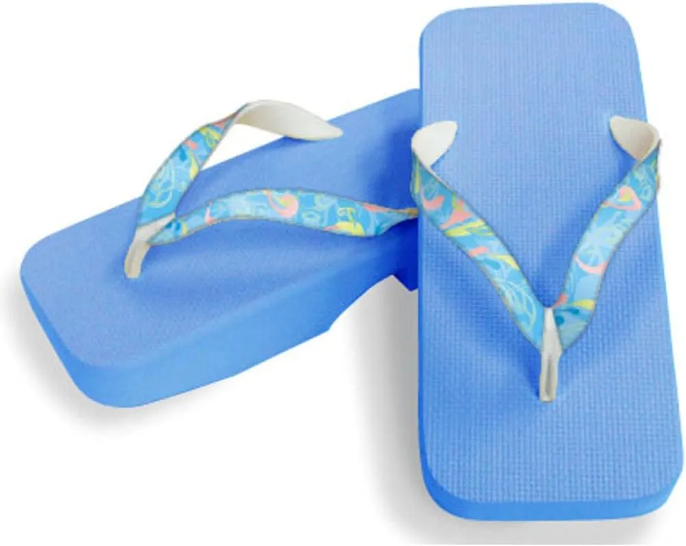 [One Step] [Hajime] Geta Clogs, Soft and Water Resistant, Made of Sponge, 10.6 inches (27 cm), SB/Gradefrava x Blue, Gradeflower x Blue (Gradeflower x Blue/27), Gradiene Flower × Blue, 27.0 cm