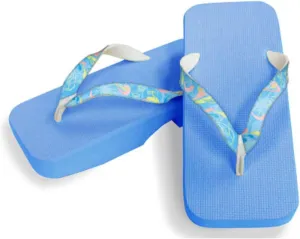 [One Step] [Hajime] Geta Clogs, Soft and Water Resistant, Made of Sponge, 10.6 inches (27 cm), SB/Gradefrava x Blue, Gradeflower x Blue (Gradeflower x Blue/27), Gradiene Flower × Blue, 27.0 cm