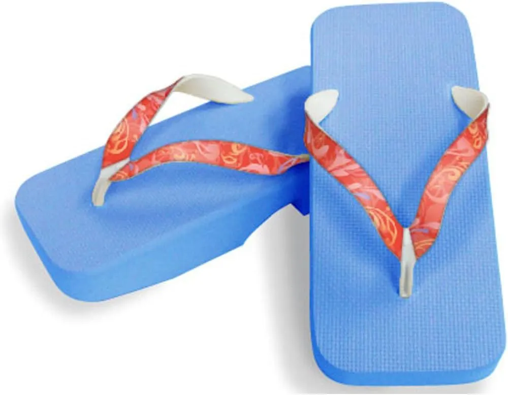 [One Step] [Hajime] Geta Clogs, Soft and Water Resistant, Made of Sponge, 11.2 inches (28.5 cm), SB/Gradeflower x Red, Gradeflower x Red (Gradeflower x Red/28.5), Gradiene Flower × Red, 28.5 cm