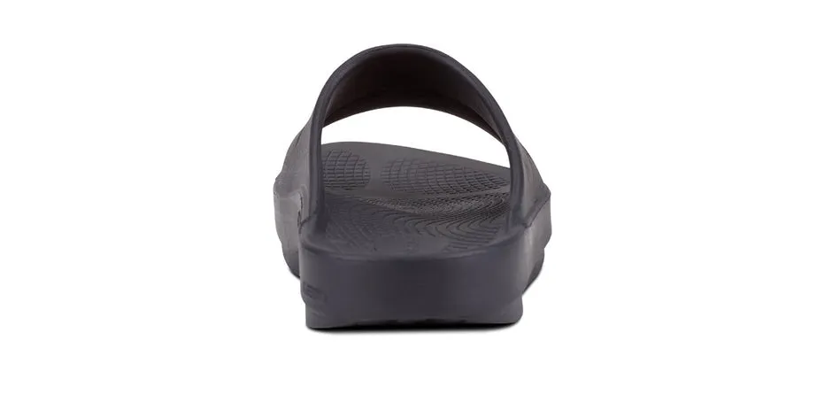 Oofos Ooahh Sport Slide Sandal - Matte Black 1500MATBLK