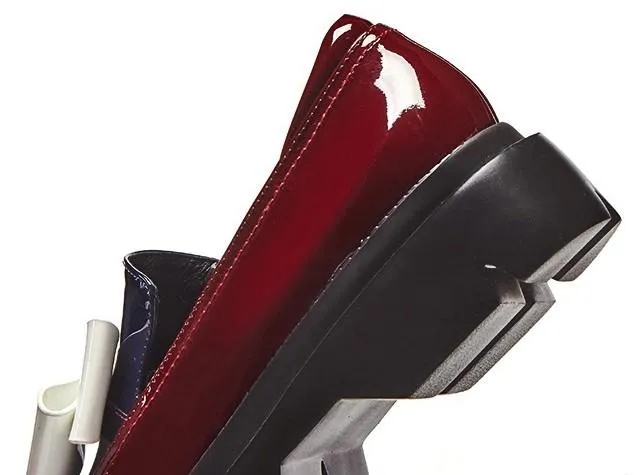 Patent Leather Bow Platform Loafers - Burgundy or Black