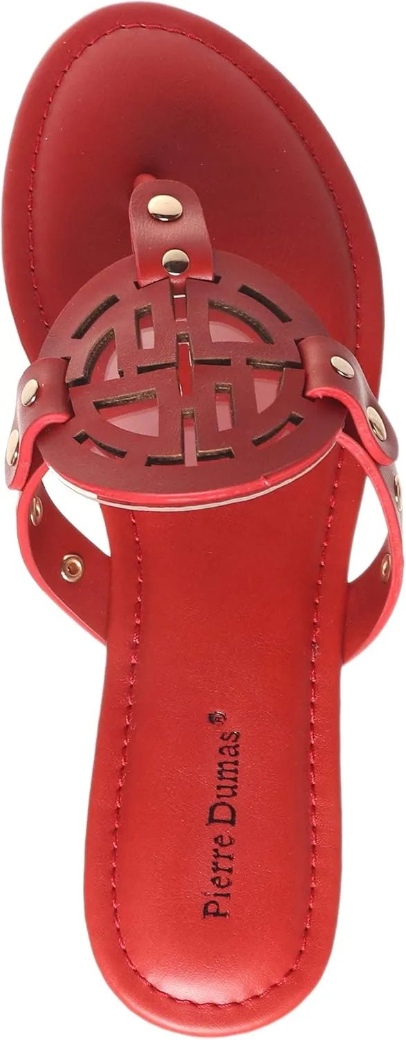 Pierre Dumas Women's Storm Thong Slip On Vegan Flip Flop Sandal