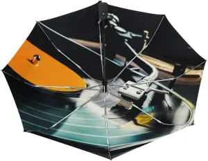 Poeticcity Automatic Folding UPF 50  Anti-UV Rain Umbrella, Auto Open/Close 3 Folds Sun Parasol Canopy Windproof Compact Travel Umbrella