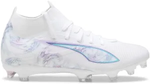 PUMA Womens Ultra 5 Match  Brilliance Firm GroundArtificial Ground Soccer Cleats - White - Size 6 M