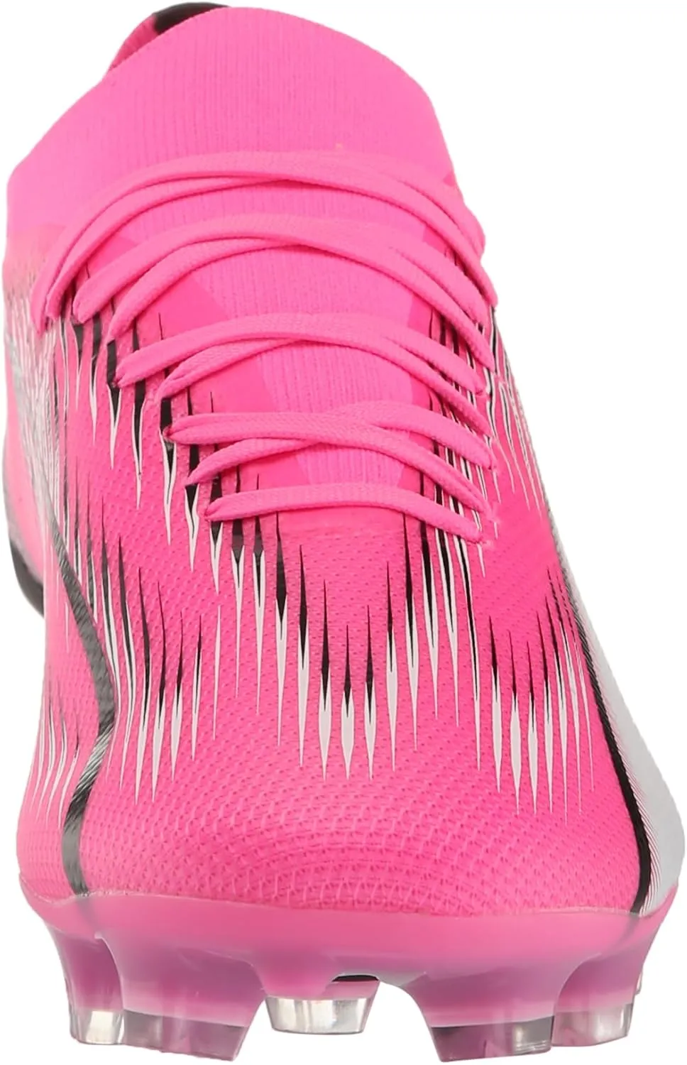 PUMA Women's Ultra Match Firm, Artificial Ground Soccer Cleats, Poison Pink-White-Black, 11