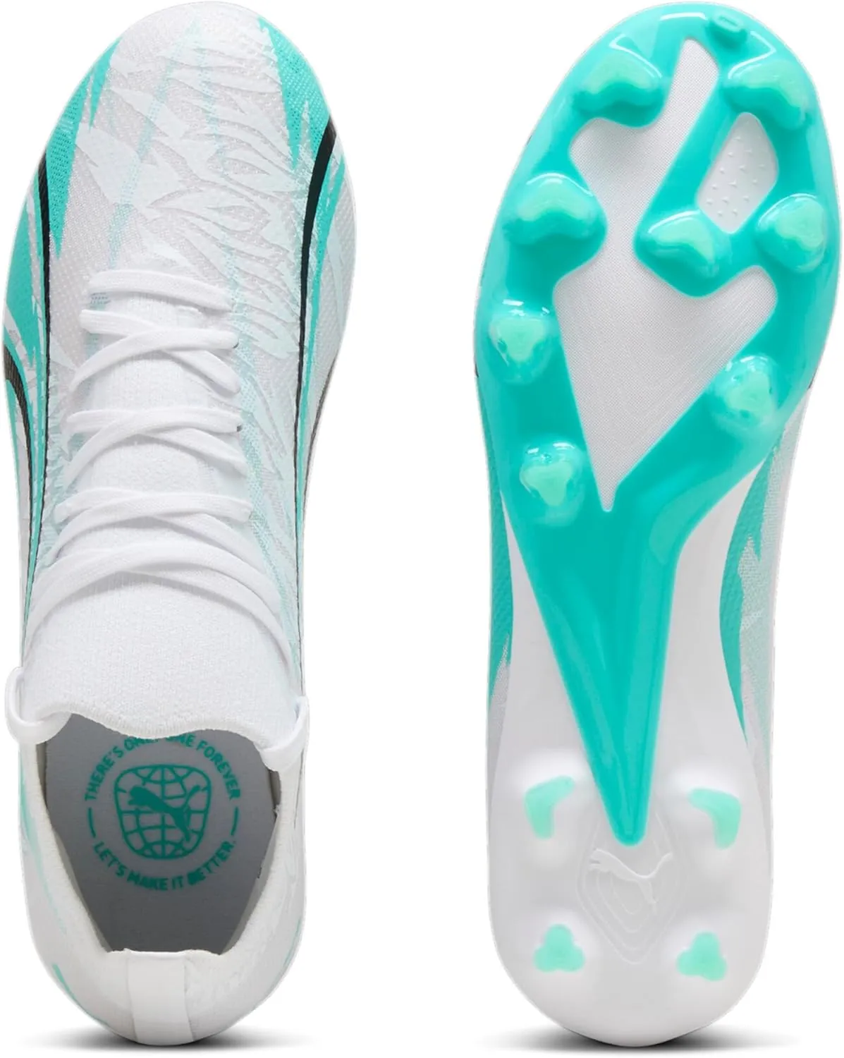 PUMA Women's Ultra Match Firm, Artificial Ground Soccer Cleats, Poison Pink-White-Black, 11