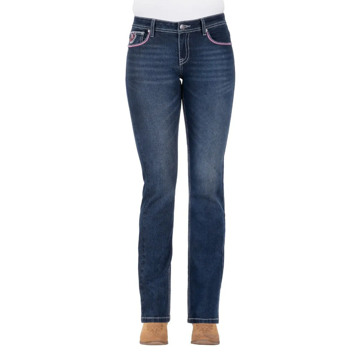 PURE WESTERN WOMENS ADELINE BOOT CUT JEANS