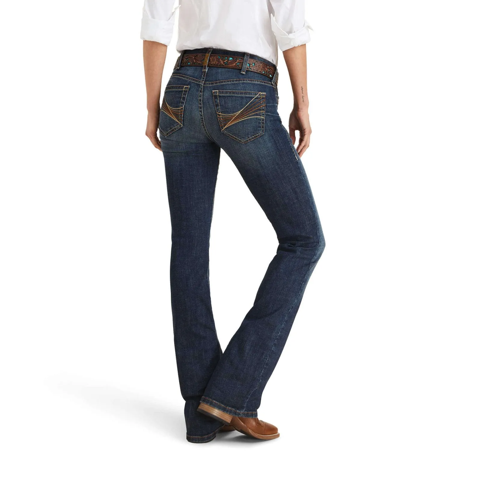 R.E.A.L. Mid Rise Amora Boot Cut Jean from Ariat