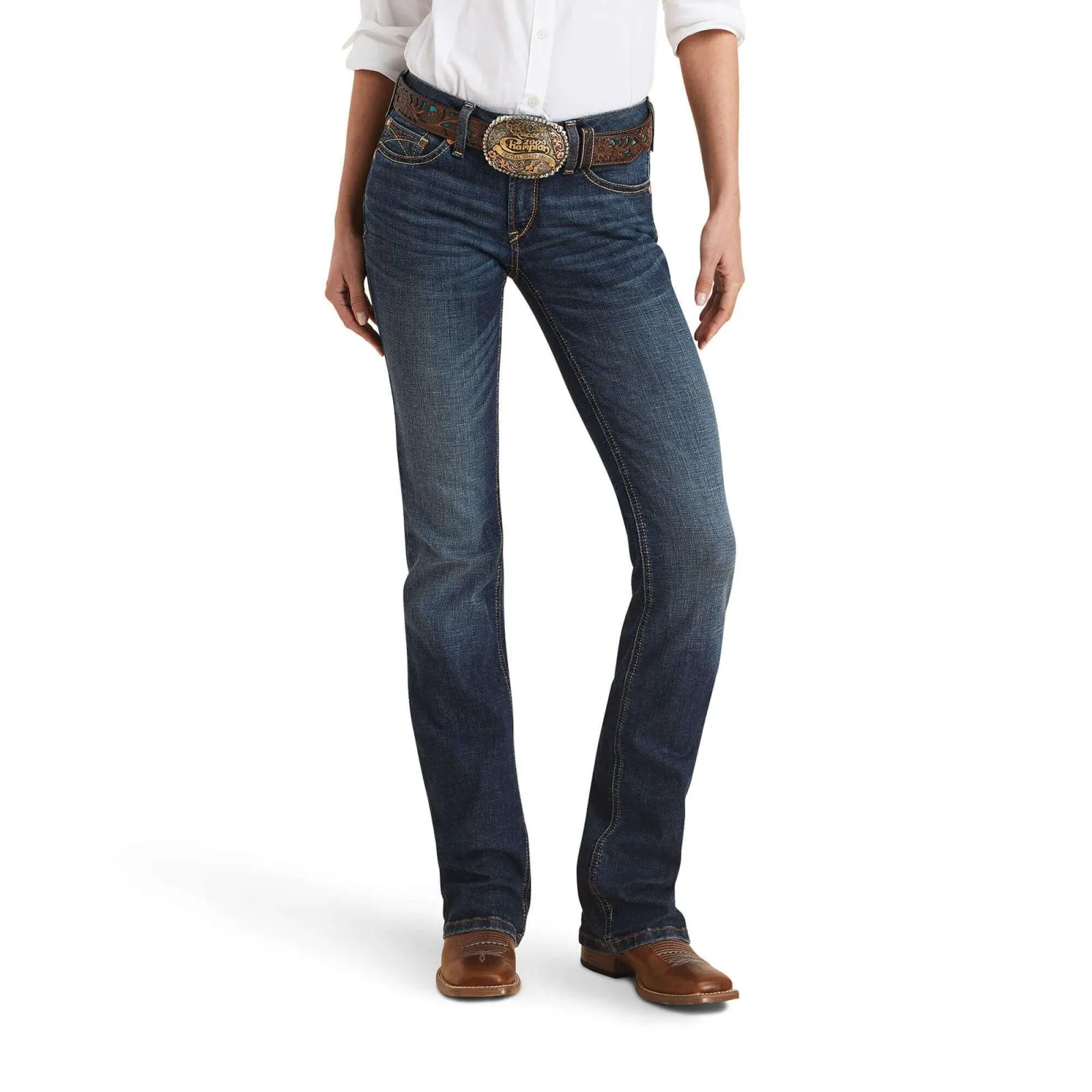 R.E.A.L. Mid Rise Amora Boot Cut Jean from Ariat