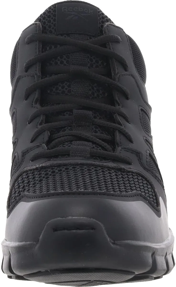 Reebok Women's Rb805 Sublite Cushion Tactical Mid Cut Soft Toe Boot Black Military