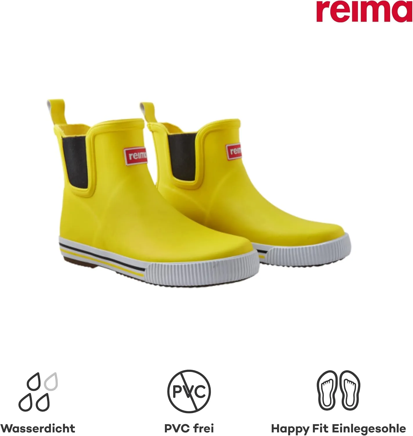 Reima Ankles Waterproof Low Cut Rain Boots Outdoor Rubber Boot for Kids