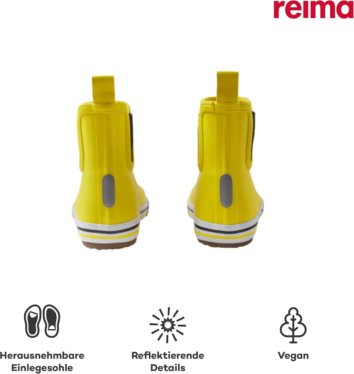 Reima Ankles Waterproof Low Cut Rain Boots Outdoor Rubber Boot for Kids