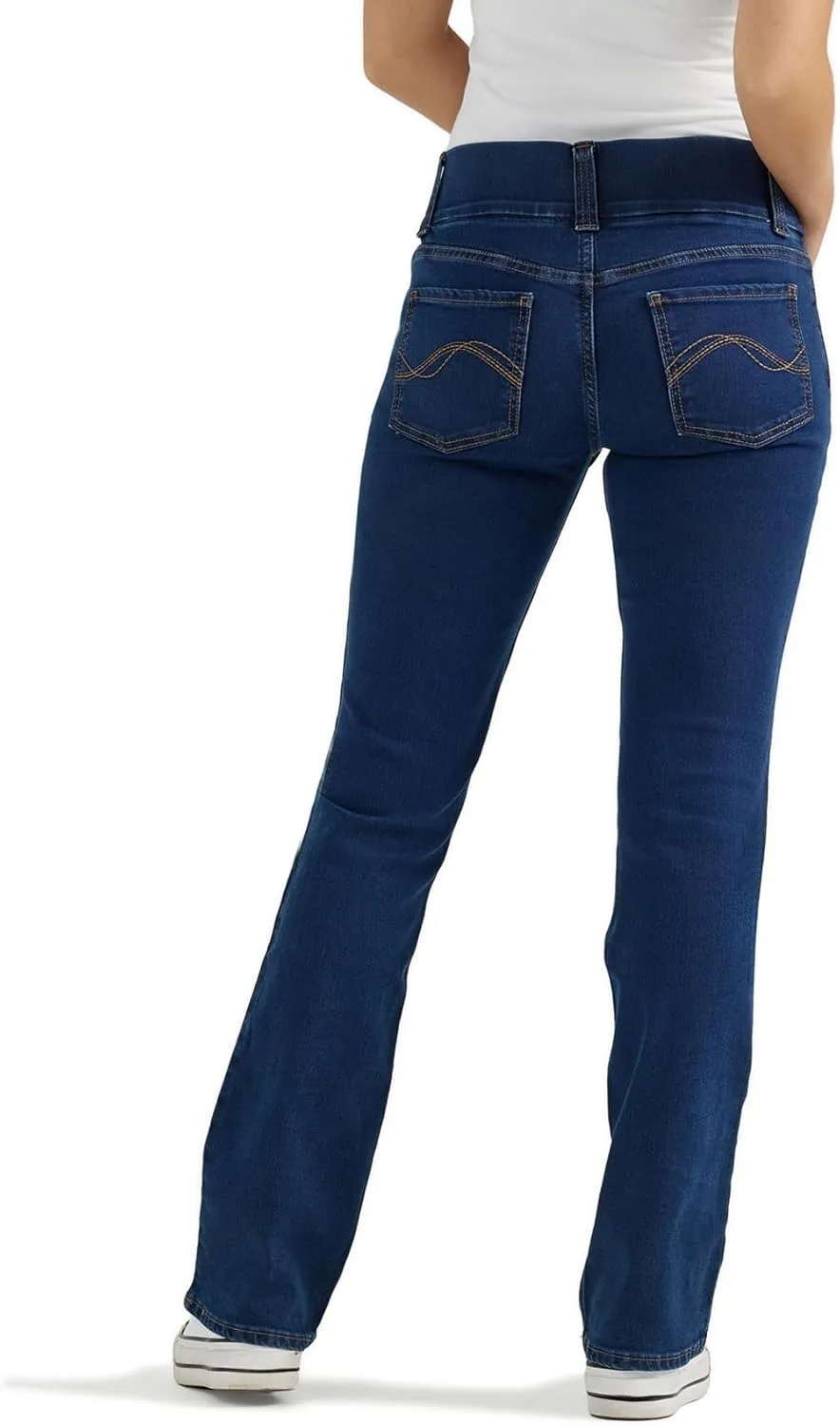 Riders by Lee Indigo Women's Pull on Waist Smoother Bootcut