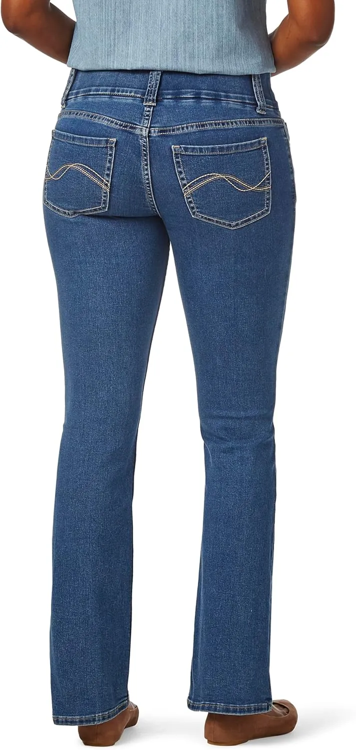 Riders by Lee Indigo Women's Pull on Waist Smoother Bootcut
