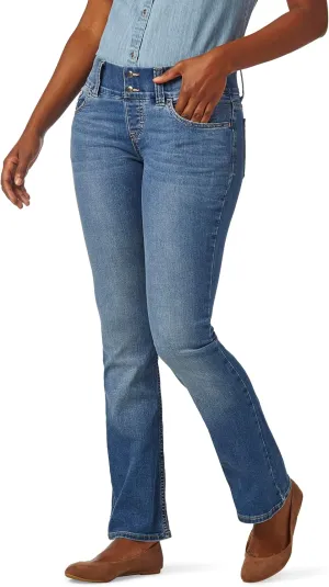 Riders by Lee Indigo Women's Pull on Waist Smoother Bootcut