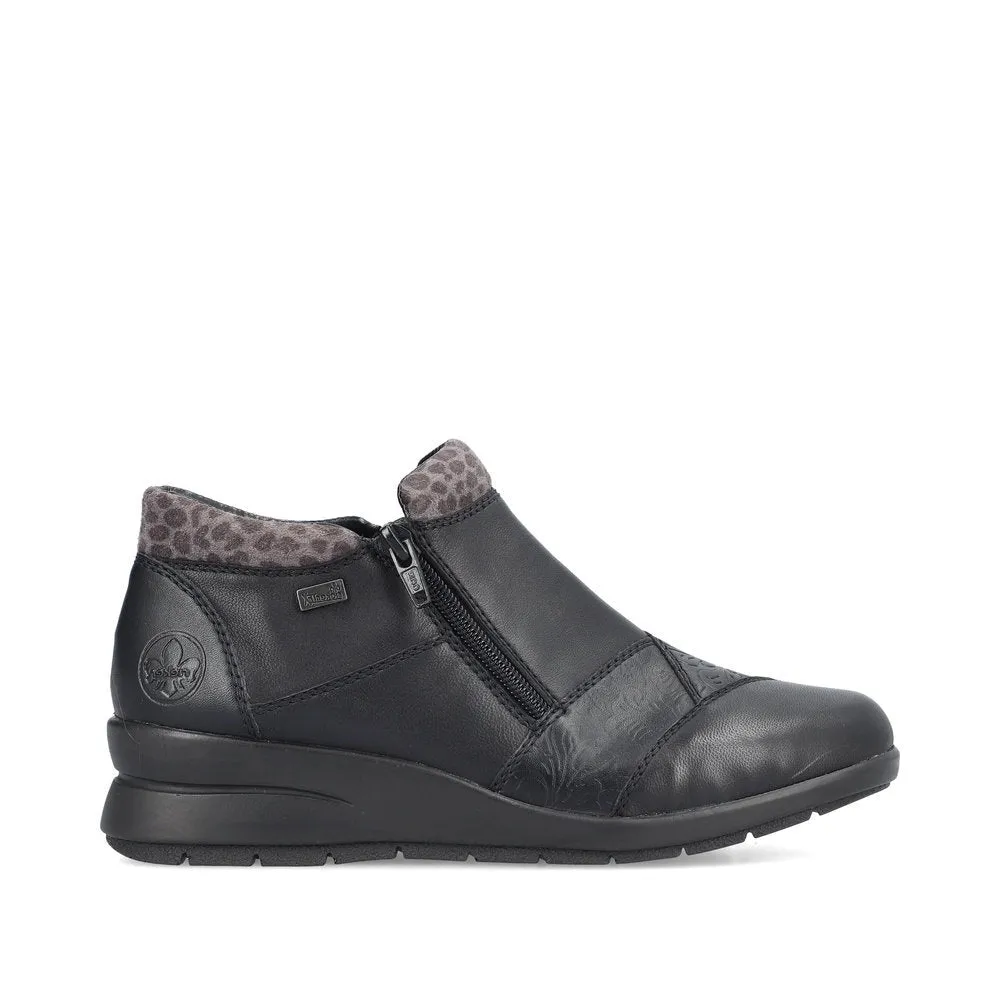 Rieker Low Ankle Boot Black Multi