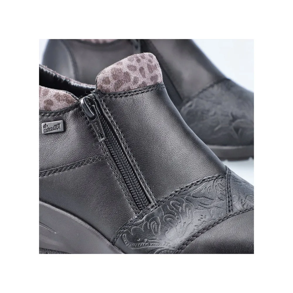 Rieker Low Ankle Boot Black Multi