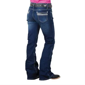 Rod's Girls' Stella Sparkle Jeans 12 Blue