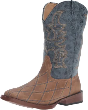 Roper Toddlers Cross Cut Boot, Tan, 5