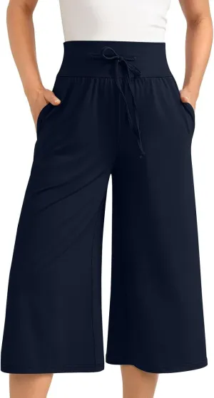 Ruched Flare Wide Leg Straight Leg Plain Bootcut Leg for Women Summer Fall Loose Fit Trousers Pants Women 2025