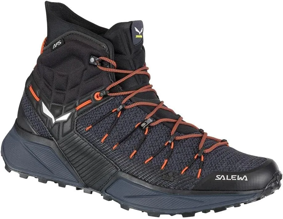 Salewa Men's Dropline Shock-Absorbent Trail Running Hiking Mid-Cut Shoe Road