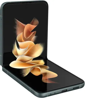 SAMSUNG Galaxy Z Flip 3 5G, US Version, 128GB, Green - AT&T (Renewed)