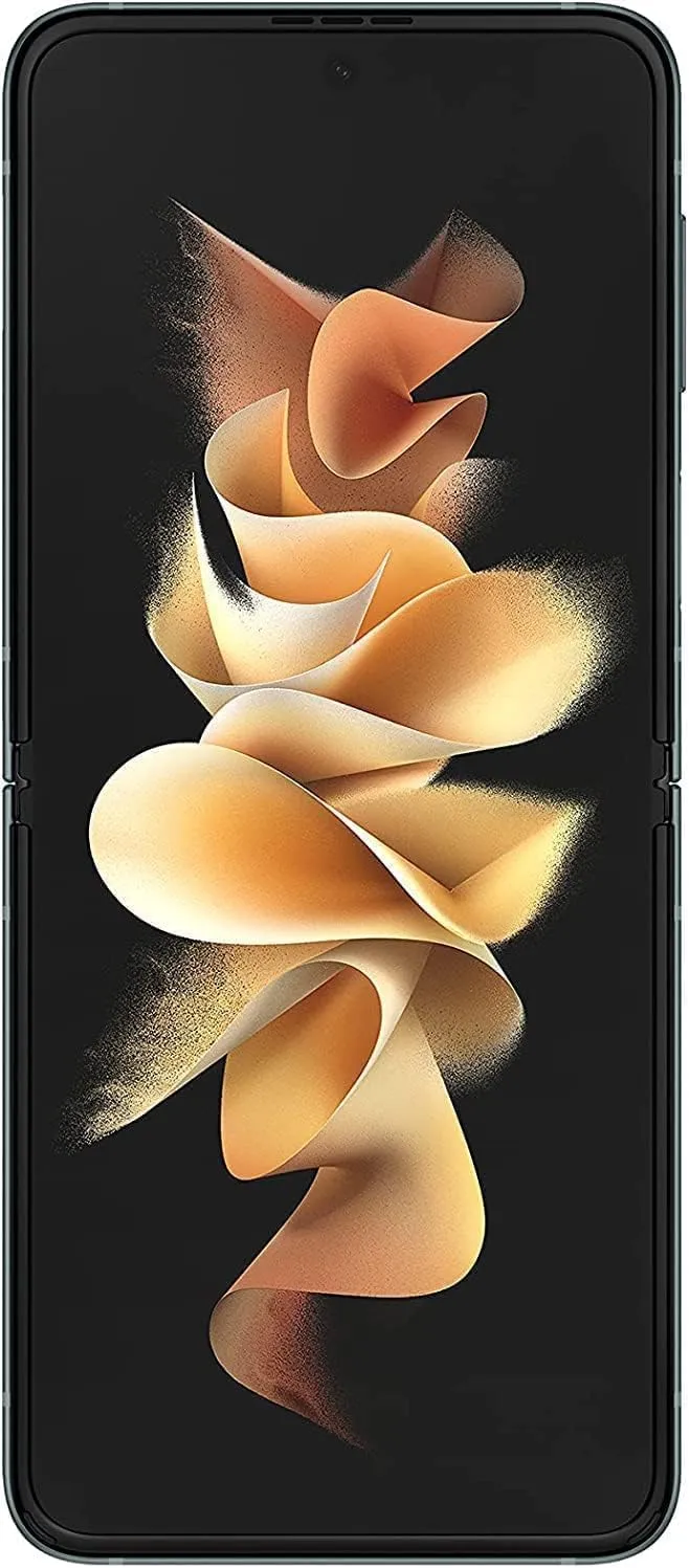 SAMSUNG Galaxy Z Flip 3 5G, US Version, 128GB, Green - AT&T (Renewed)