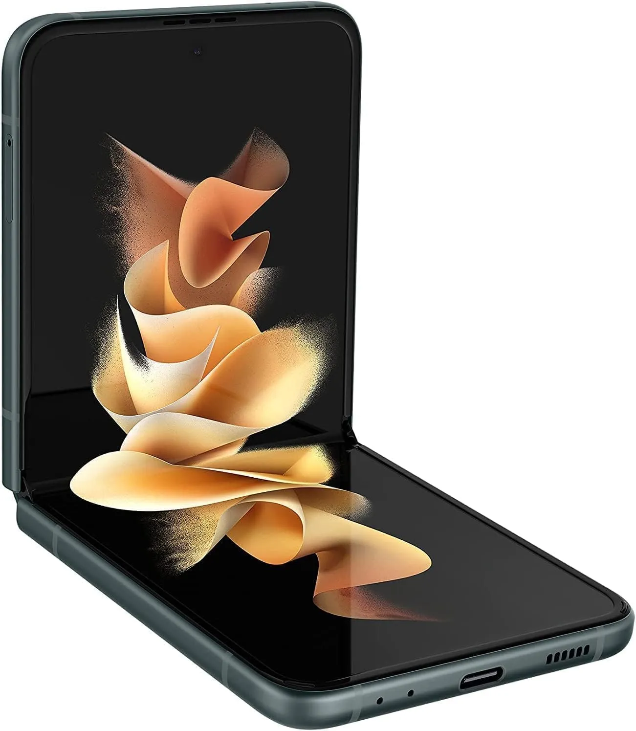 SAMSUNG Galaxy Z Flip 3 5G, US Version, 128GB, Green - AT&T (Renewed)