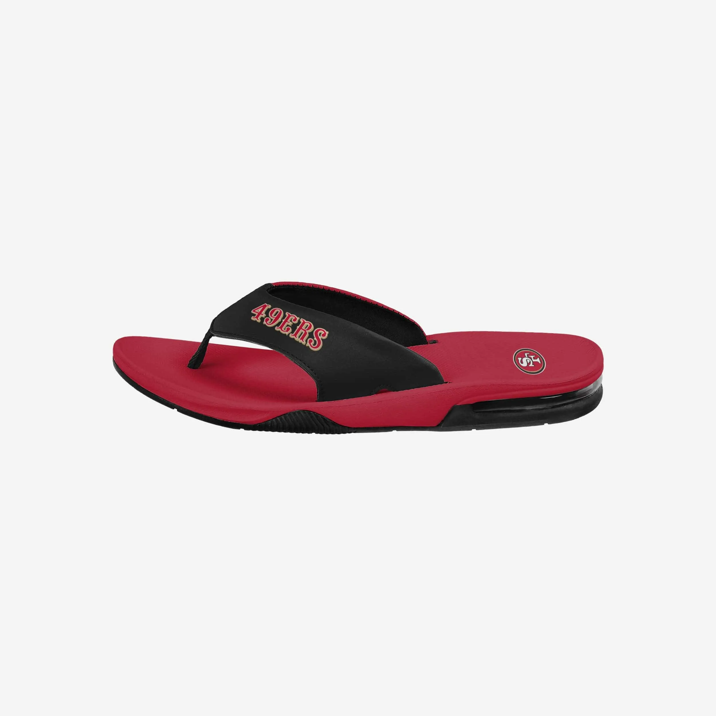 San Francisco 49ers Team Color Contour Flip Flop