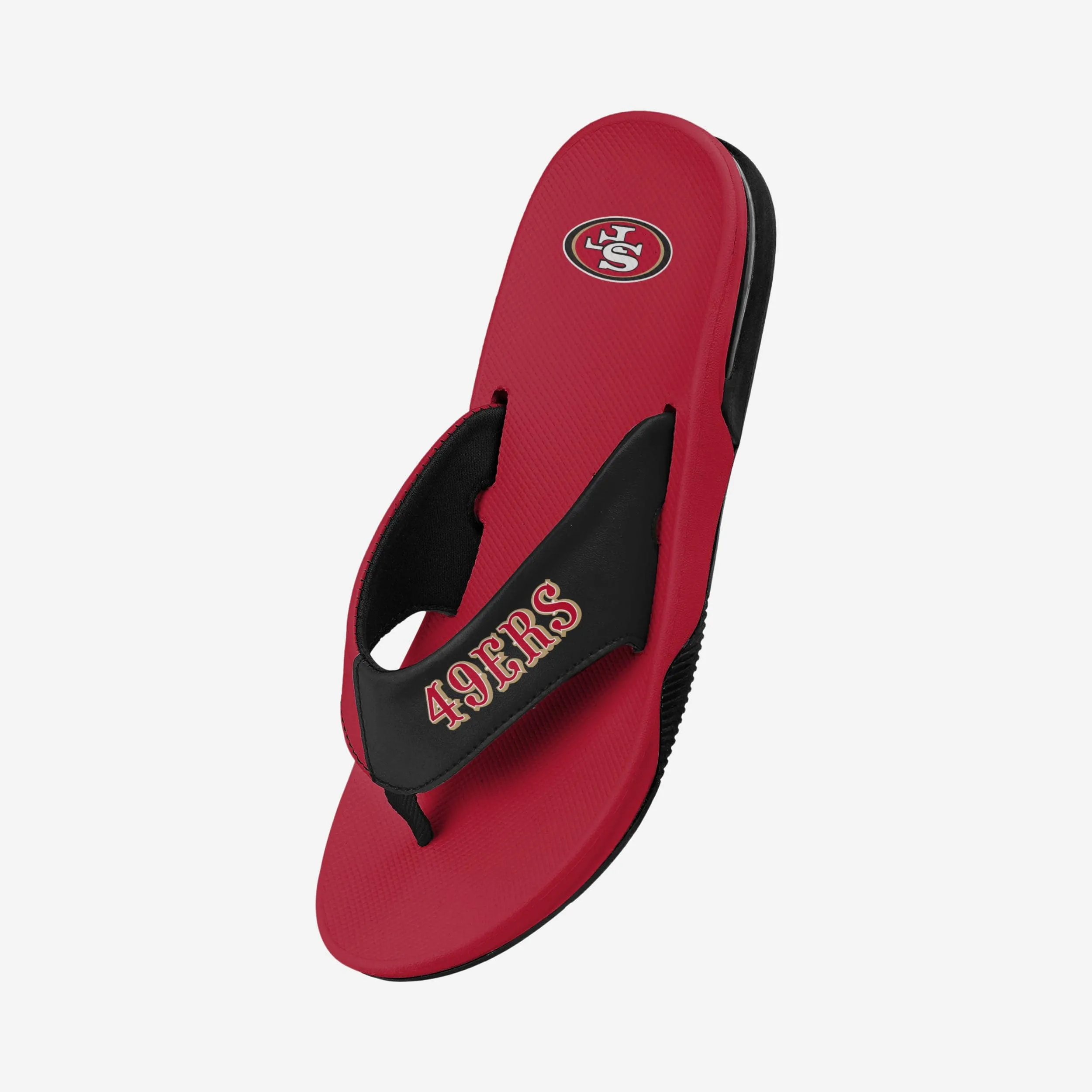 San Francisco 49ers Team Color Contour Flip Flop