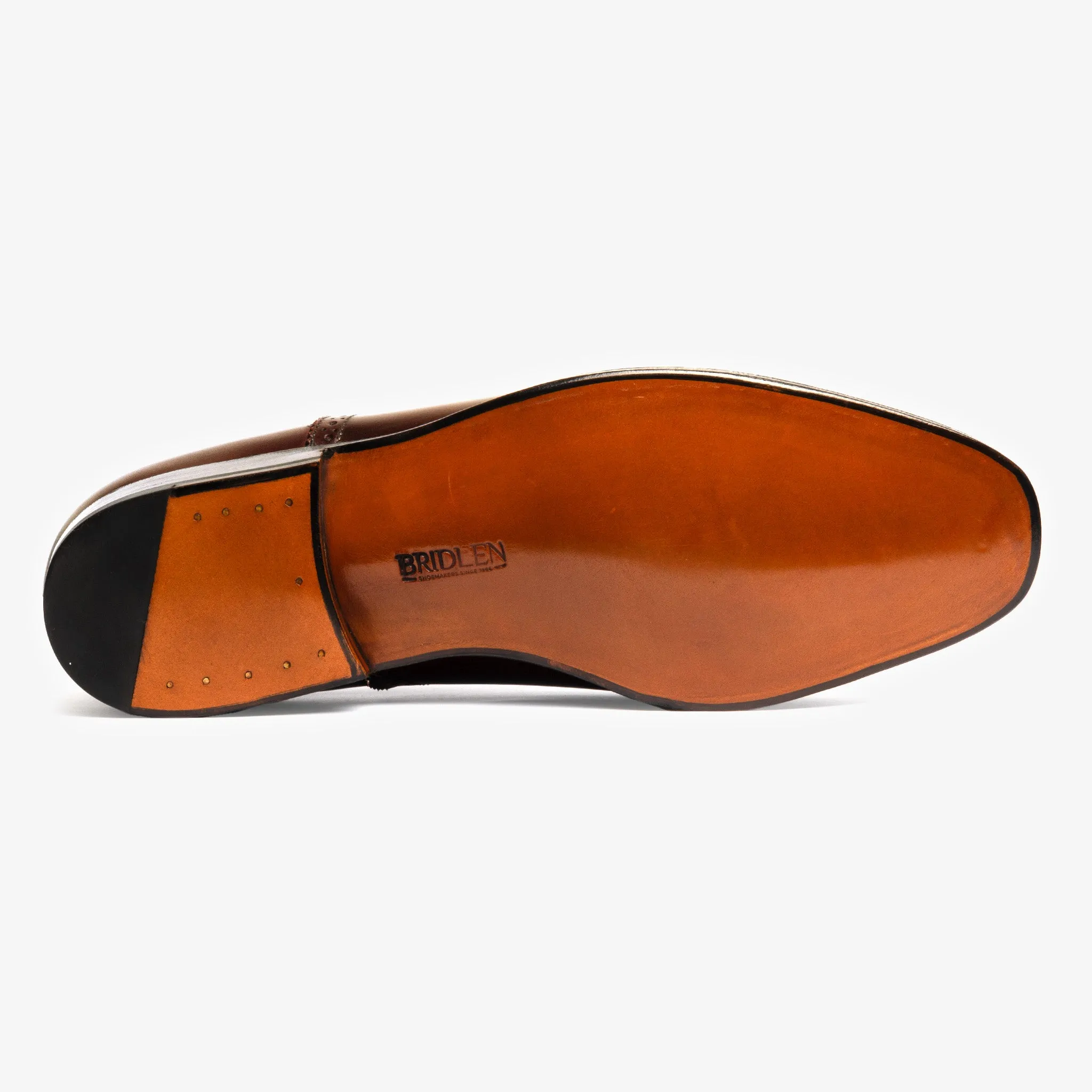Semi Brogue Oxford - Tan - Char Last