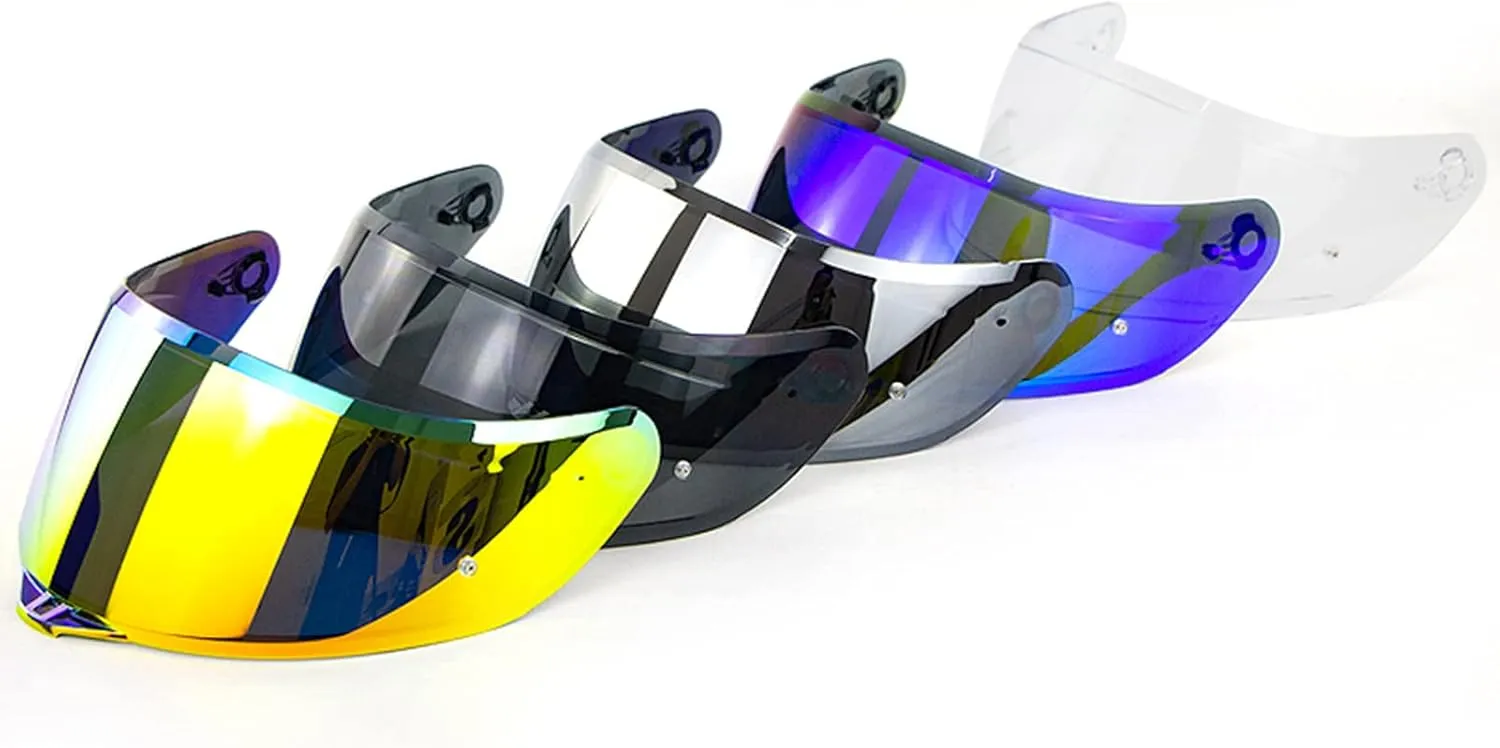 Shkalacar Motorcycle Helmet Visor Full Face Helmet Visor Lens Wind Shield Protective Cover Replacement for AGV K1 K3SV K5