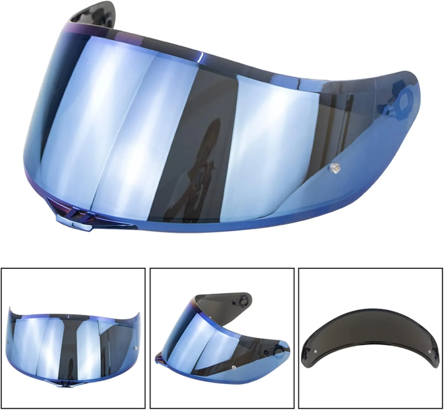 Shkalacar Motorcycle Helmet Visor Full Face Helmet Visor Lens Wind Shield Protective Cover Replacement for AGV K1 K3SV K5