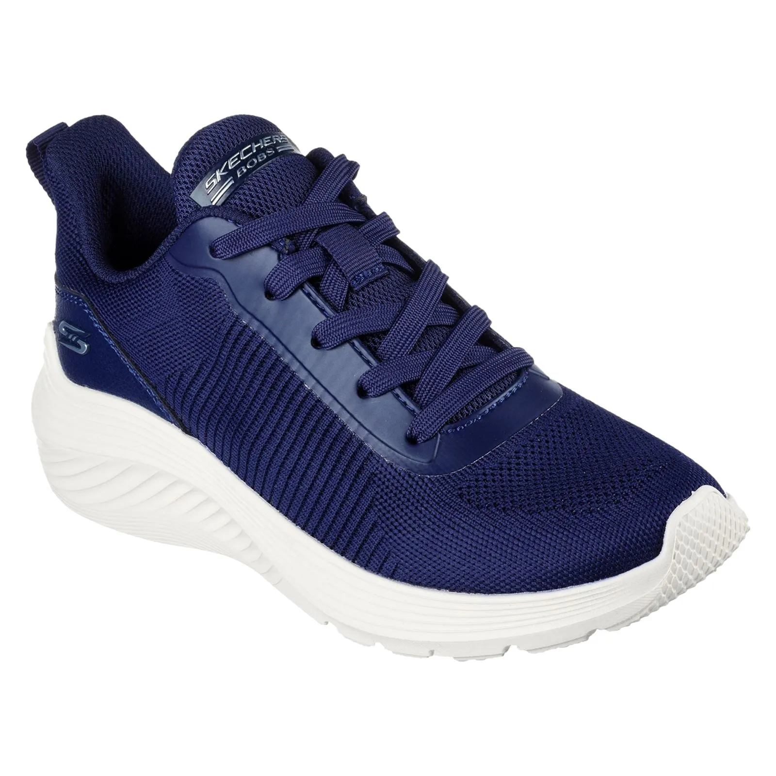 Skechers Women's Bobs Squad Waves Shoes in Navy