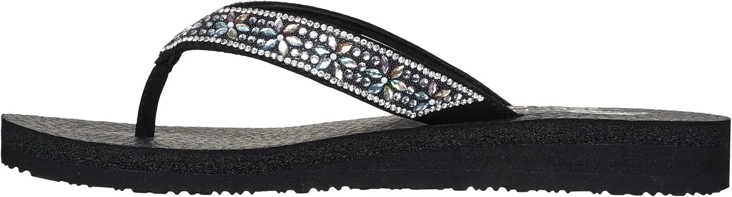 Skechers Women's Meditation-Evening Shine Flip-Flop