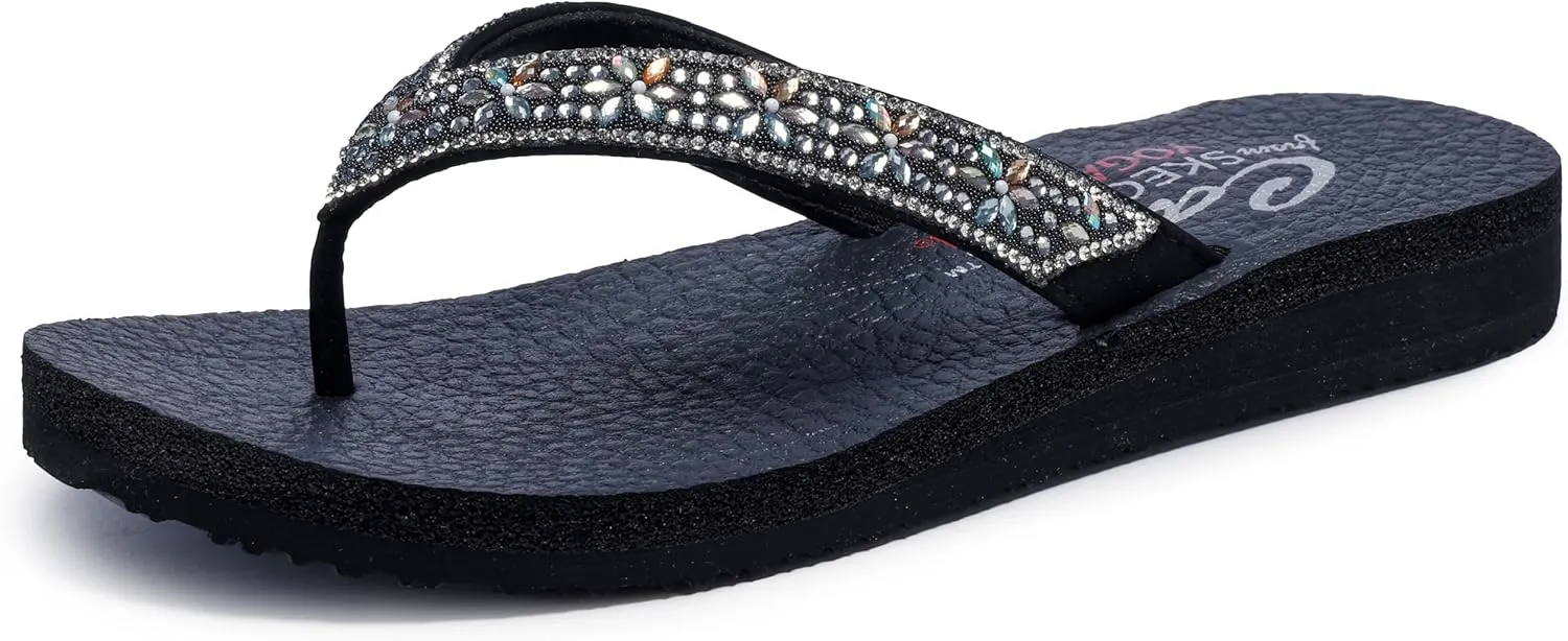 Skechers Women's Meditation-Evening Shine Flip-Flop