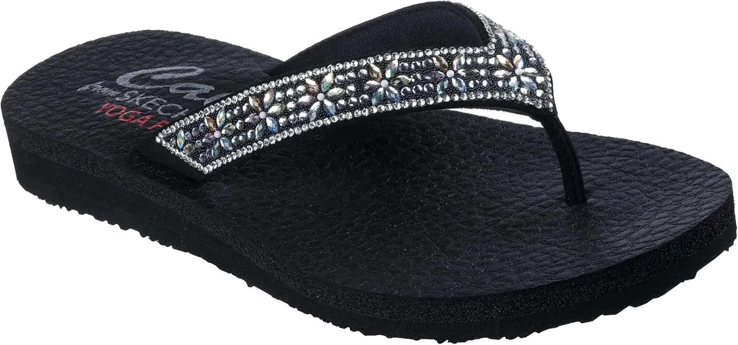 Skechers Women's Meditation-Evening Shine Flip-Flop