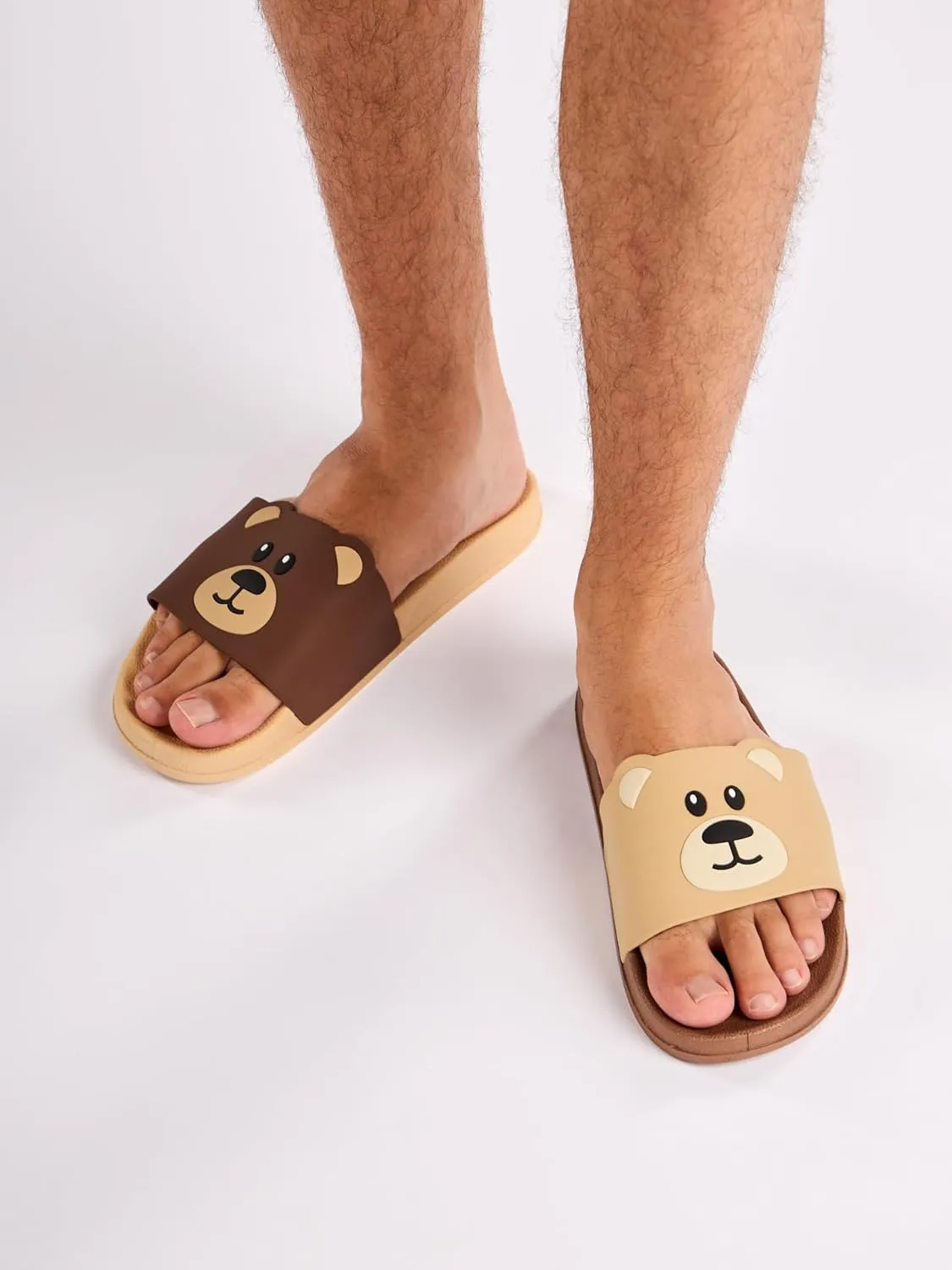 Slides & Slippers for Women & Men Summer Non Slip Shower Sandals Funny Designs Beach Shoes for Home Garden Bathroom Pool Gift