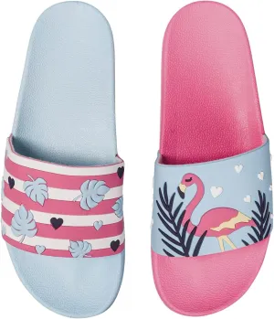 Slides & Slippers for Women & Men Summer Non Slip Shower Sandals Funny Designs Beach Shoes for Home Garden Bathroom Pool Gift