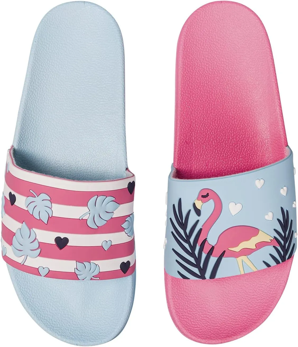 Slides & Slippers for Women & Men Summer Non Slip Shower Sandals Funny Designs Beach Shoes for Home Garden Bathroom Pool Gift